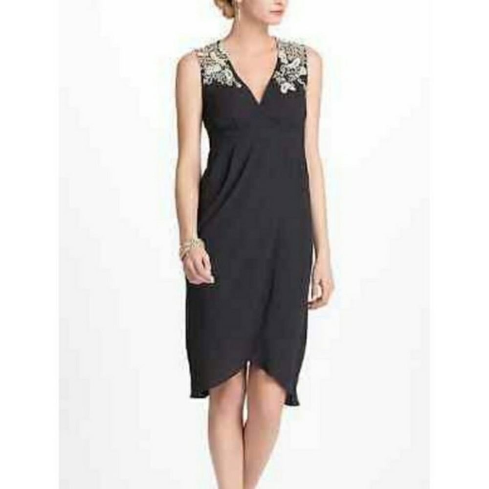 Anthropologie Meadow Rue Embroidered Tulip Dress